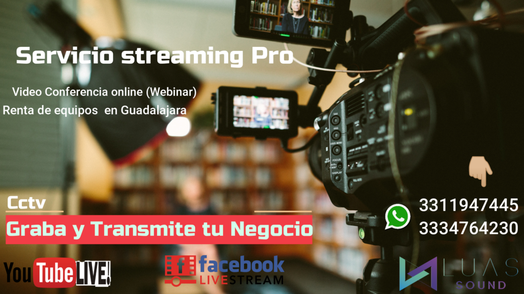 trasmisi贸n en vivo en guadalajara para ecommerce